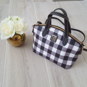 Dooney and Bourke Mini Buffalo Check Satchel
